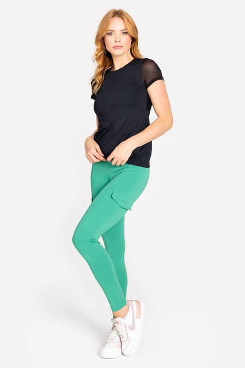 Calça Legging Nakay® com Bolso Lapela A.V.24 - Salvia