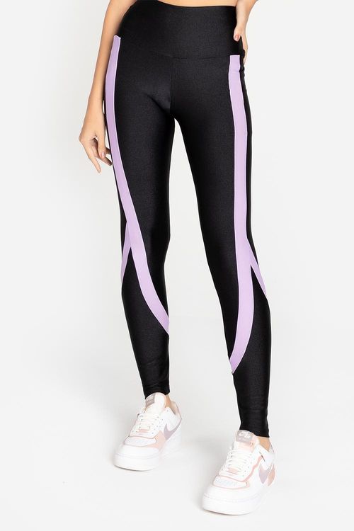 Calça Legging Lycra® Slim Shape Recorte A.V.24 - Preto