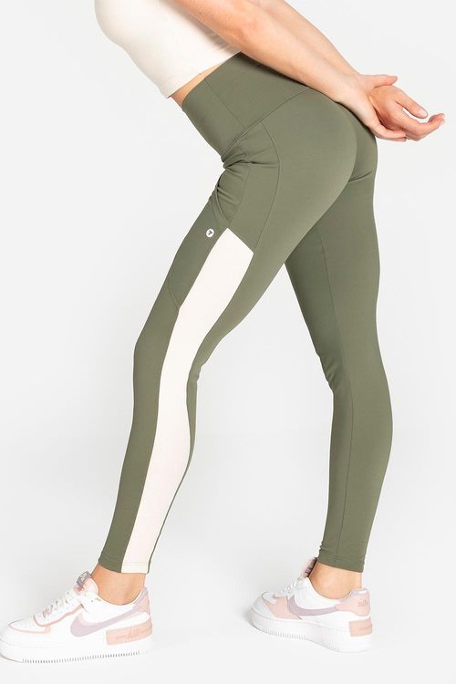 Calça Legging Emana® Raised A.V.24 - Verde Alcaparra
