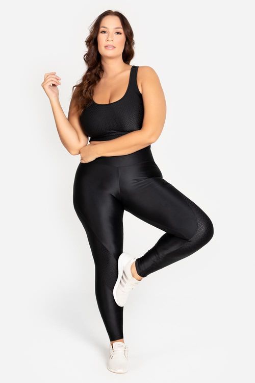 Calça Legging Energy Waves A.V.24 - Preto