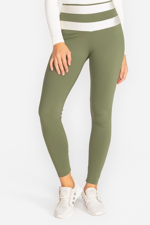 Calça Legging Emana® Bands INVERNO/24 - Verde Alcaparra