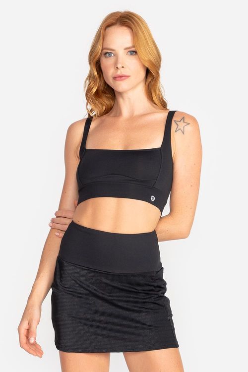 Top Soft Prisma com Drape INVERNO/24 - Preto