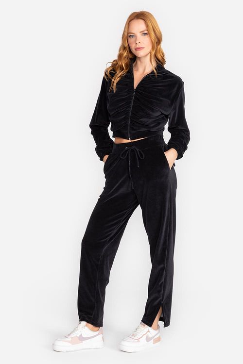 Calça Comfy Plush com Bolsos INVERNO/24 - Preto