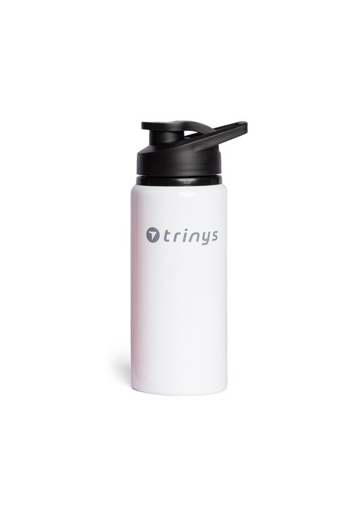 Squeeze Trinys Alumínio 600ml com Alça - Branco