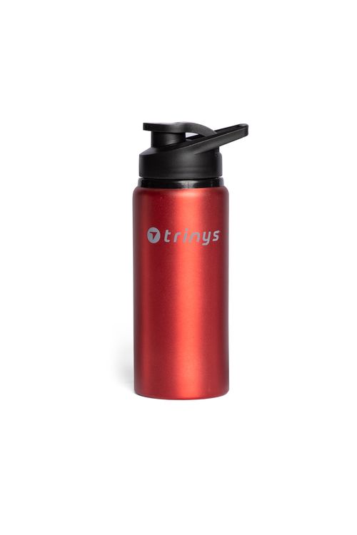 Squeeze Trinys Alumínio 600ml com Alça - Vermelha