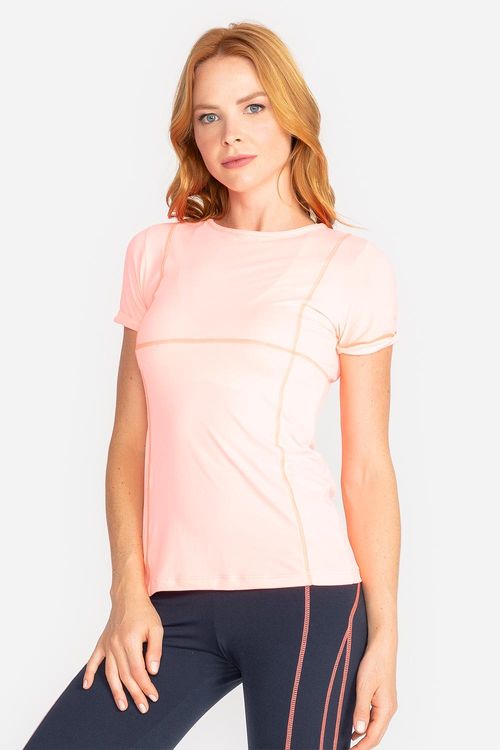 T-Shirt Eco Dry Reflective INVERNO/24 - Coral