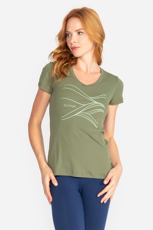 T-Shirt Fluir INVERNO/24 - Verde Alcaparra