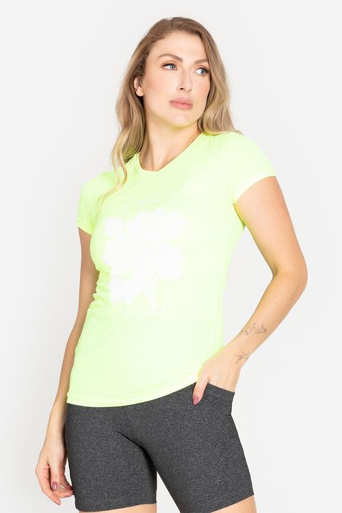 T-Shirt Eco Dry Antera - Amarelo Limão