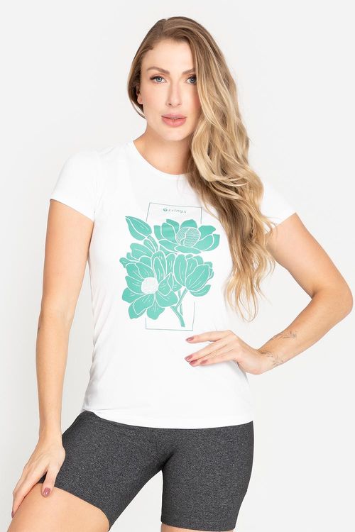 T-Shirt Eco Dry Antera - Branco