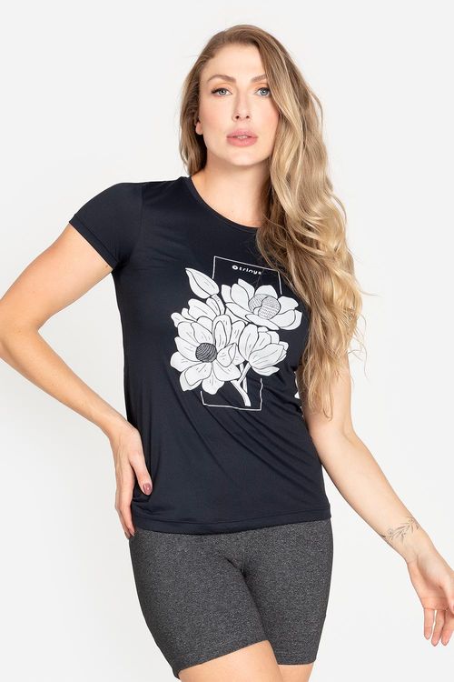 T-Shirt Eco Dry Antera - Preto