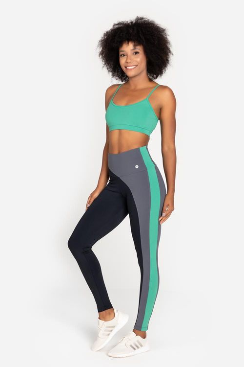 Calça Legging Nakay Nice Recortes PROMO - Preto