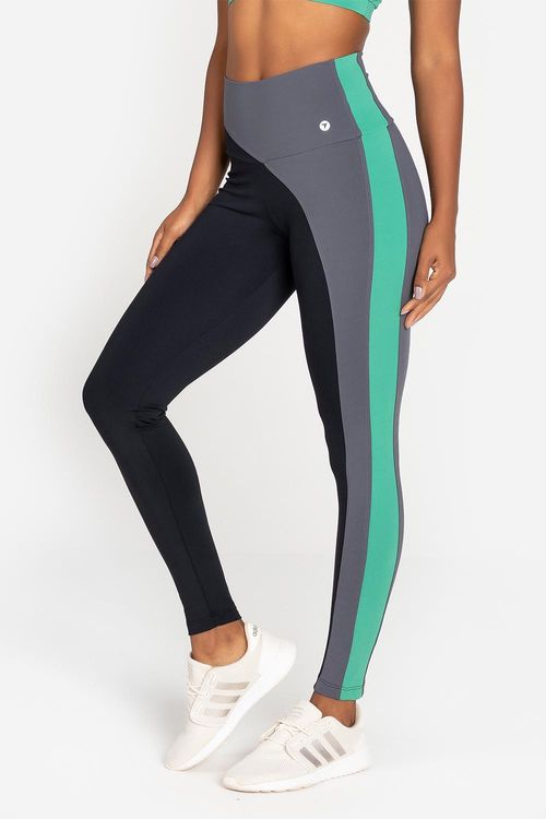 Calça Legging Nakay Nice Recortes PROMO - Preto