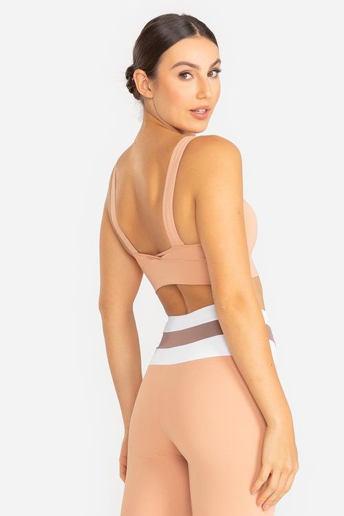 Top Cover Recortes com Bojo Removível VERÃO24 - Peônia