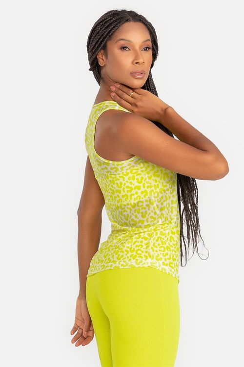 Blusa Mesh Leopard VERÃO24 - Pineapple
