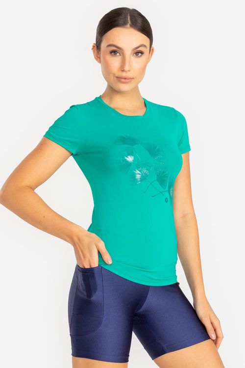 T-Shirt Neutral Botanical VERÃO24 - Malaquita