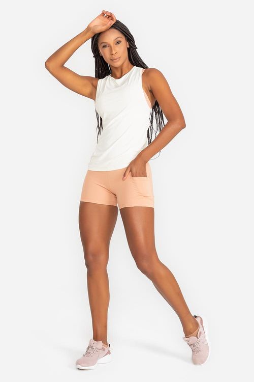 Shorts Cover com Bolso VERÃO24 - Peônia