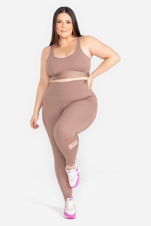 Legging Plus Emana® Lumi VERÃO24 - Nut