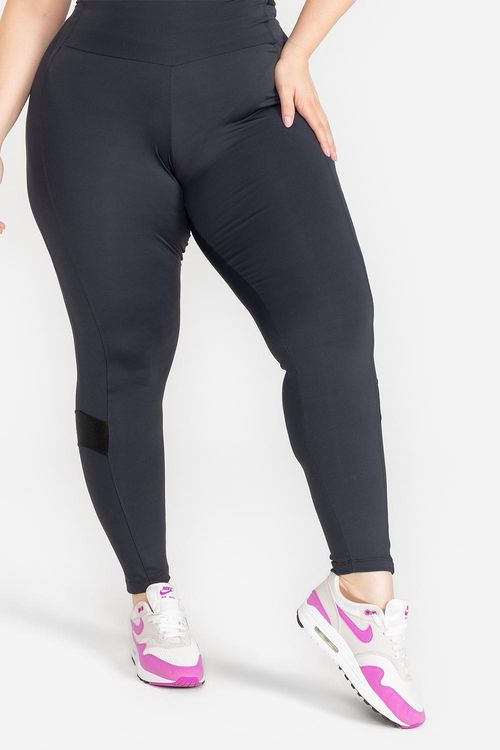 Legging Plus Emana® Lumi  VERÃO24 - Preto
