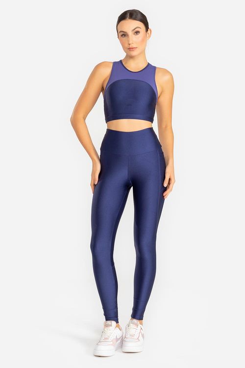 Legging Lumi com Bolsos VERÃO24 - Marinho