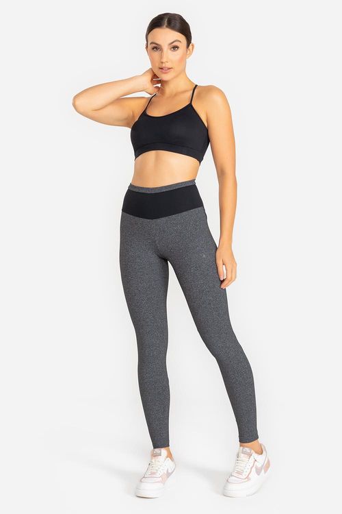 Legging Flex Neo VERÃO24 - Mescla Preto