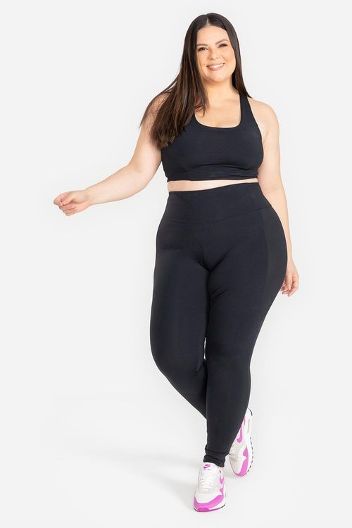 Legging Plus Compression Neo VERÃO24 - Preto