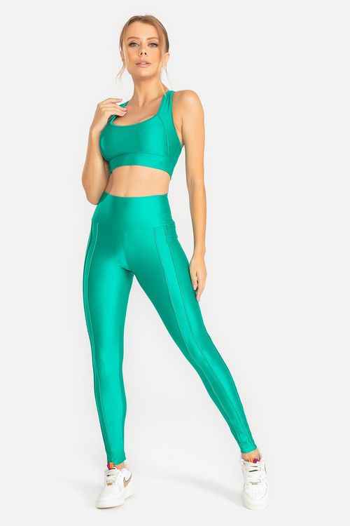 Legging Energy Lines VERÃO24 - Malaquita