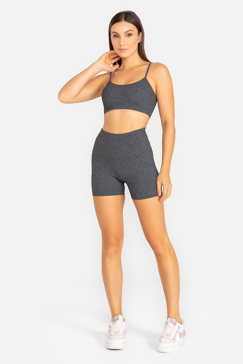 Shorts Flex ID - Mescla Preto