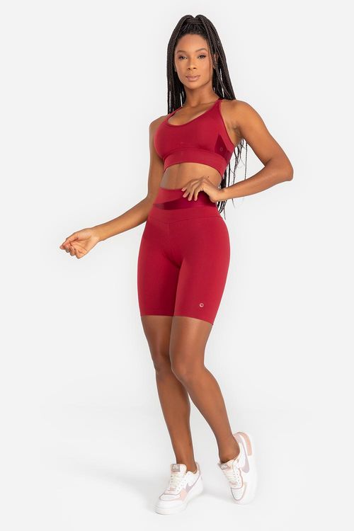 Bermuda Compression Duo VERÃO24 - Bordô
