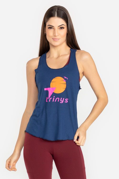Camiseta Regata Flow Sunset VERÃO24 - Marinho
