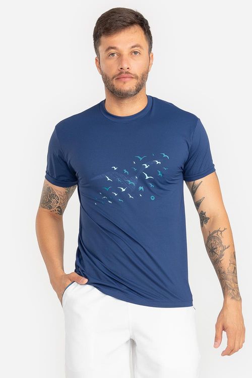 T-Shirt Eco Dry Revoada Masculina VERÃO24 - Marinho