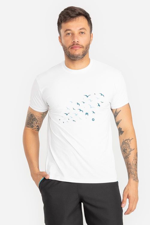 T-Shirt Eco Dry Revoada Masculina VERÃO24 - Branco
