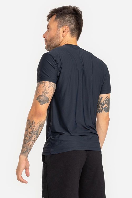 T-Shirt Eco Dry Barras Masculina VERÃO24 - Preto