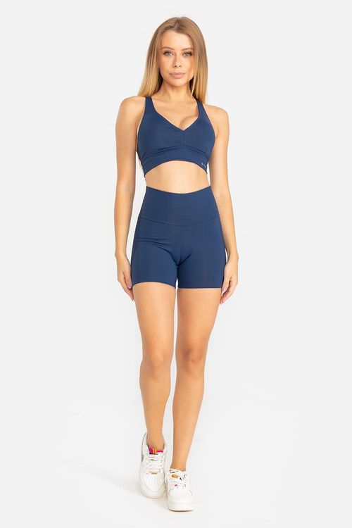 Shorts Essential Flex - Marinho