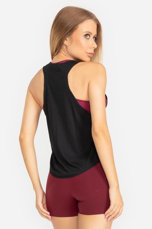 Camiseta Regata Essential Trinys Line - Preto