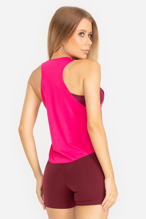 Camiseta Regata Essential Trinys Line - Pink