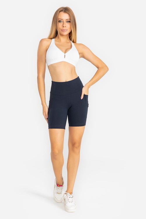 Shorts Intermediário Essential High Compression - MarinhoEbony