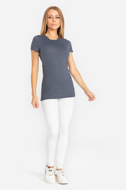 Calça Legging High Compression - Branco