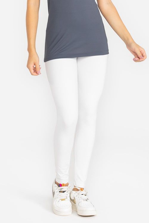 Calça Legging High Compression - Branco