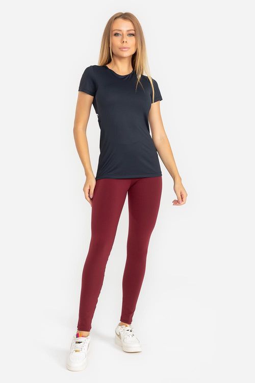 Calça Legging High Compression - Bordô