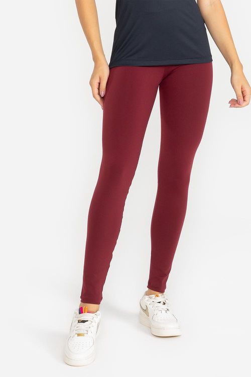 Calça Legging High Compression - Bordô