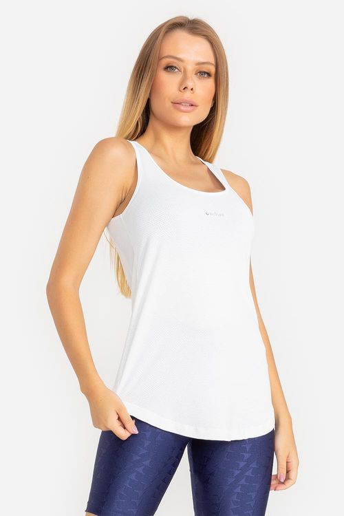 Camiseta Regata Essential Breathe - Branco