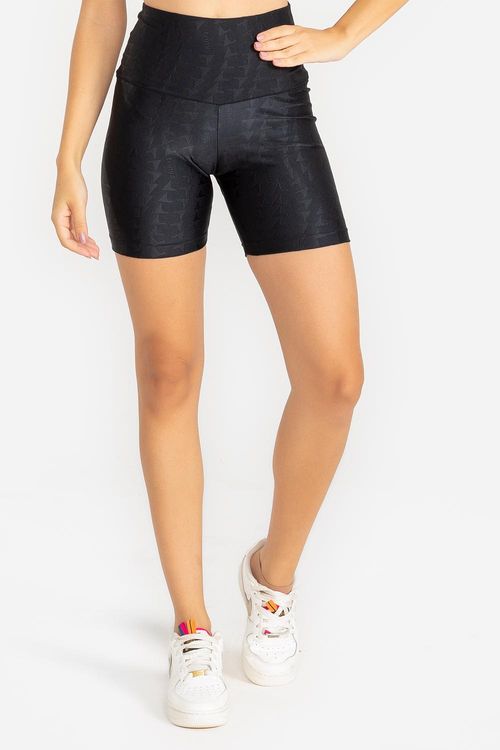Shorts Intermediário Jacquard ID - Preto