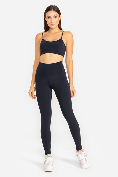 Calça Legging Nakay Comfort Fit Pocket - Preto