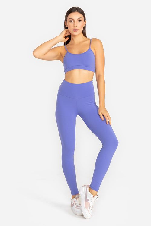 Calça Legging Nakay Comfort Fit Pocket - Celeste