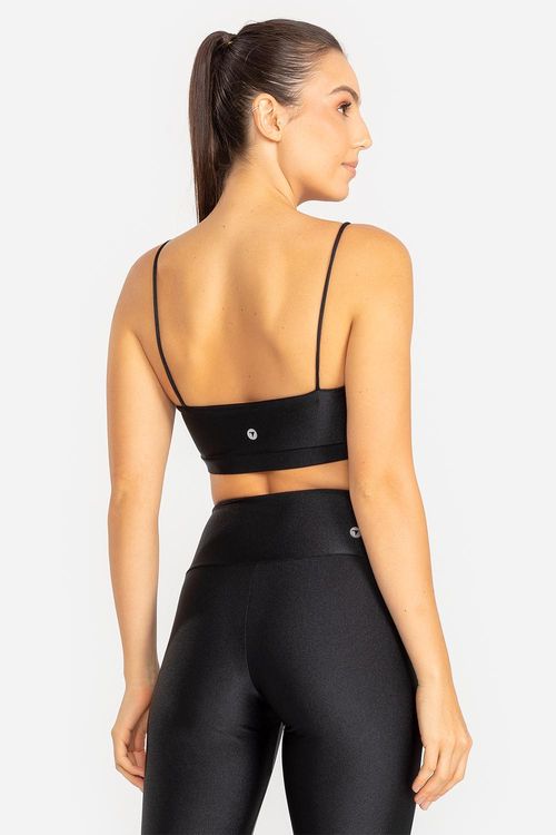 Top Core com Bojo Removível - Preto