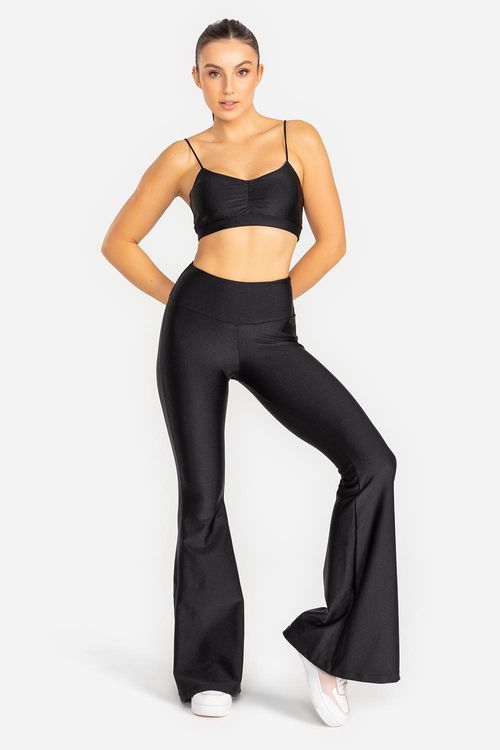 Calça Flare Slim Shape - Preto
