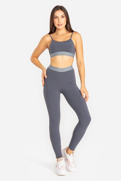 Calça Legging Nakay ID VERÃO24 - Chumbo