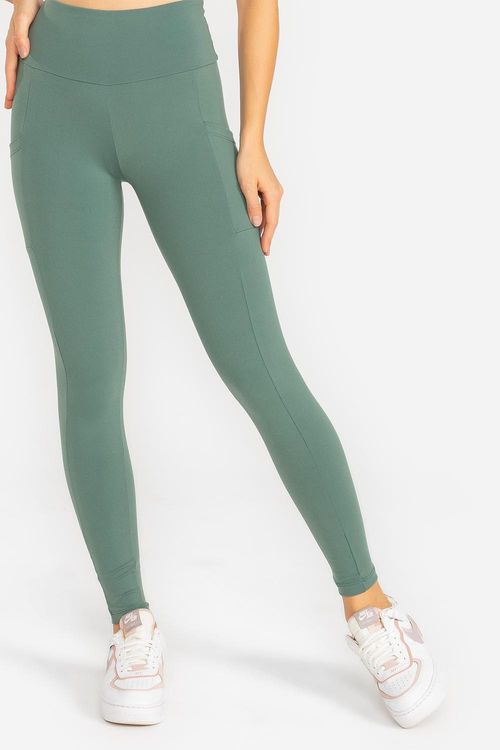 Calça Legging High Compression Essential Com Bolso - Herb