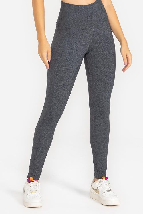 Legging High Compression ID VERÃO24 - Mescla Preto