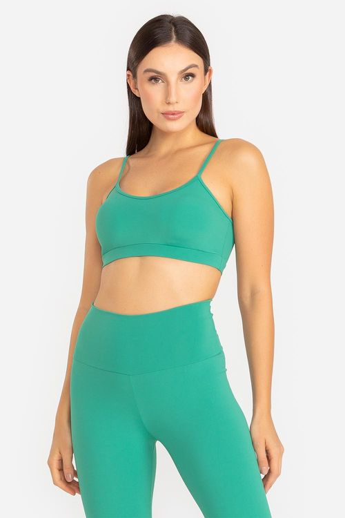 Top Comfort Fit Nakay com Bojo Removível - Salvia